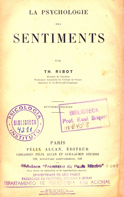 La psychologie des sentiments